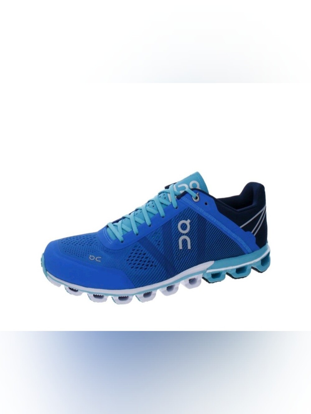 On Running Cloudtec Women's Low Top  Running Sneakers Blue Navy Teal Mesh SZ 9W